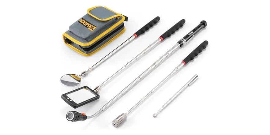 Telescoping Magnetic Pickup Tool Set for $18 + free shipping w/ Prime