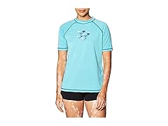 Kanu Surf Women's Gillian Aqua Rashguard (M)