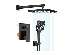 Gabrylly Shower System, 10" Rain Shower Head Set