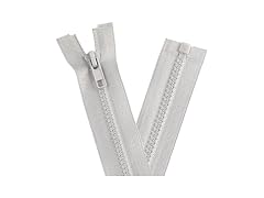 YAKA 4PCS #5 5 inch Separating Jacket Zippers