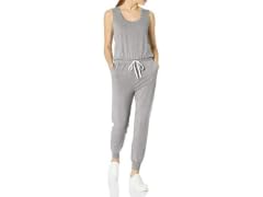 Amazon Essentials Terry Jumpsuit, Light Grey (XS)