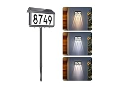 Brightever Solar Address Signs Light Grey