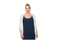 S.L. Fashions Women's Shawl Ivory (1X)