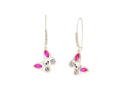Betsey Johnson Women's Butterfly Dangle Earrings