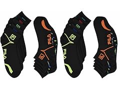 Fila Men's Athletic Ankle Socks 20-Pairs