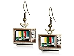 NONQL Cassette Tape Dangle Drop Earrings