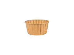 Brown/White Pleated Baking Cups  Case Pack of 360 