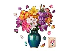 Ixfyloop Wooden Puzzles for Adults, Modern Vase