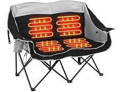 SUNNYFEEL Heated Double Camping Chair