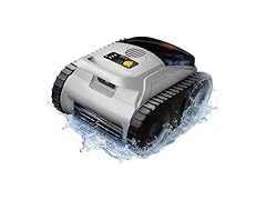 Cordless Robotic Pool Vacuum with Smarter Navigation & Track Drive, Dual 180W Brushless Motors, Wall & Waterline Climbing, 150-Min Runtime, for Inground & Above-Ground Pools up to 2,150 Sq. Ft. (Open Box)
