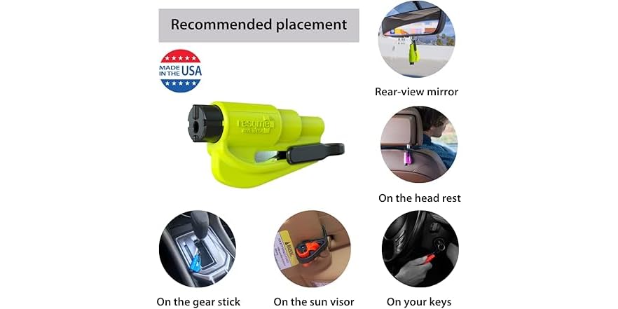 Resqme Amazon RESQME Accessory Pack The Original Emergency Keychain