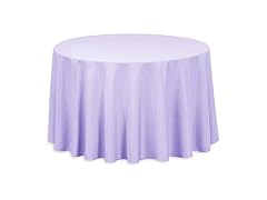 LinenTablecloth 108-Inch Round Tablecloth Lavender