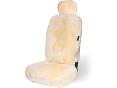 Pick Color Genuine Sheepskin Car Seat Cover Single