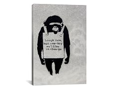 Laugh Now Sandwich Board Monkey