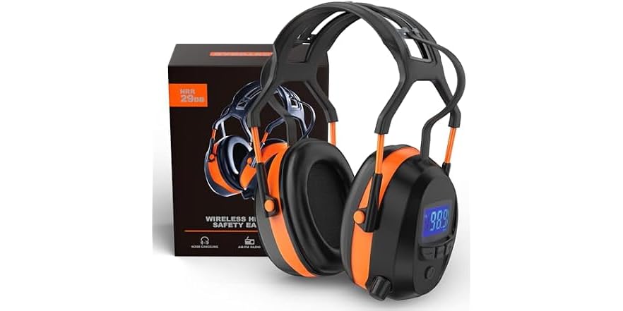 AM/FM Radio Hearing Protection Earmuffs