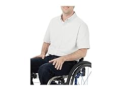 Mens RegularFit Oxford Light Grey Stripe (2XL)