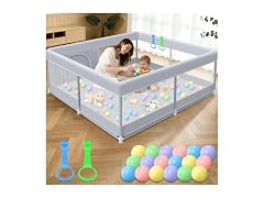 XVISHX 50x50" Baby Playpen