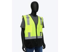 PIP 47211/2XL 2XL TYPE R CLASS 2 BLACK BOTTOM VEST