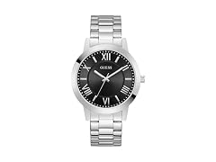 Guess Men's 44mm Watch Silver Tone Stainless Steel
