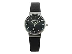 Skagen Women's SKW2193 Ancher Black Leather Strap Watch