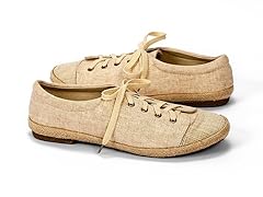 Muk Luks Paige Canvas Shoes, Natural