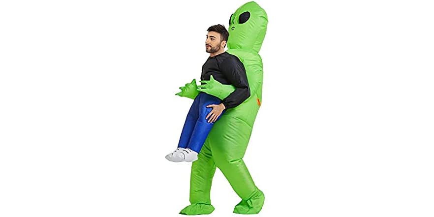 TOLOCO Inflatable Alien Costume Adult