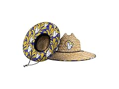 NFL LA Rams Floral Sun Straw Hat