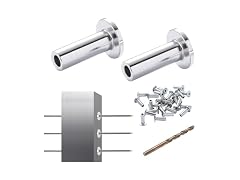 VEVOR 81 Pack T316 Stainless Steel Protector Sleeves for 1/8" Wire Rop