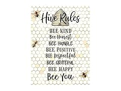 Be Kind Honey Bumble bee décor