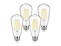Sucolite 4-Pack Vintage E26 LED Edison Bulbs