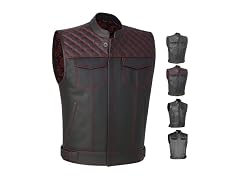 Jackets 4 Bikes SOA Men's Motorcycle Vest, Ve