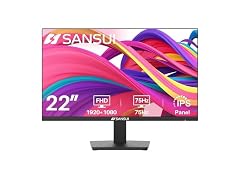 SANSUI Monitor 22 inch 1080p FHD 75Hz Computer Monito
