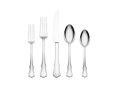Oneida James Street Mirror 45-Piece Flatware Set, Service For 8