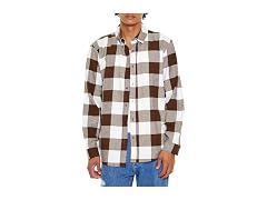 Forever 21  (S) Flannel Shirt Brown
