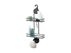 iDesign Hanging Shower Caddy, Matte Black