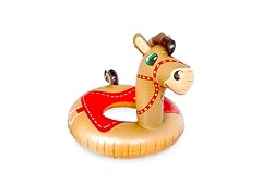 Playtek 36 inch Pool Float, Large Horse Swim Tube