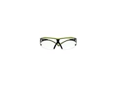 3M Safety Glasses Clear Lens Green/Black