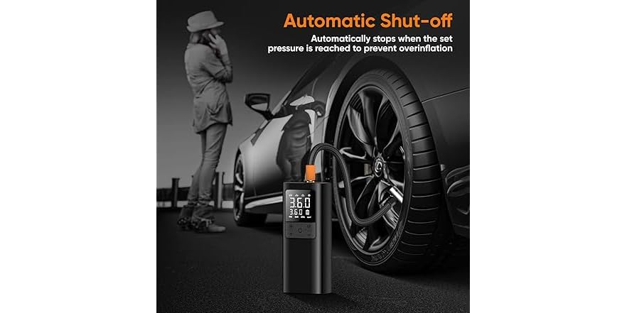 AAL 150PSI & 10000mAh Portable Tire Inflator