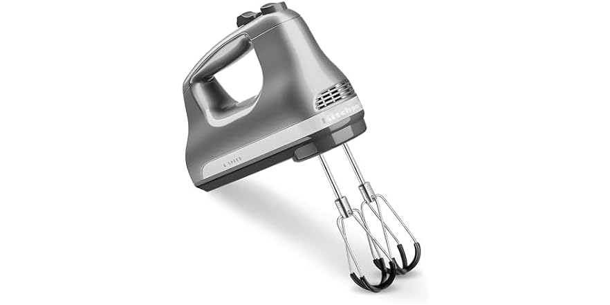 KitchenAid 6-Speed Hand Mixer w/ Flex Edge Beaters $25 + Free S&H w/ Prime