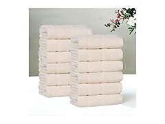 Superior 12PC Hotel Quality Super Soft Small Towels