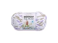 Bernat Baby Blanket Yarn, 3.5 oz, Little Lilac Dove Print