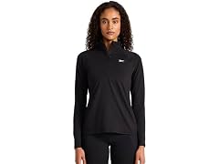 Reebok Women ID Train Peached Quarter-Zip