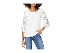 Star Vixen Bell Sleeve Top (XL) Ivory