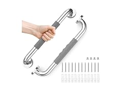 opove 16" Shower Grab Bars 2-Pk Gray