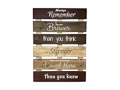 Rustic Motivational Wall Sign 2-Pack