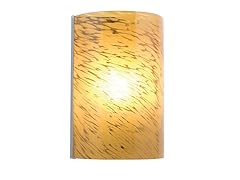 1-Light Amaretto Glass ADA Wall Sconce