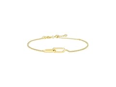 Amazon Essentials Interlocking Oval Bracelet