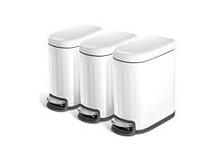 Home Zone Living 3Pk 1.3G Trash Can