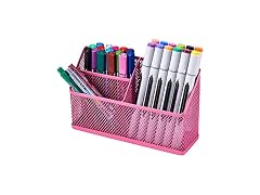 LockerMate LockerMate Magnetic Pencil Holder, Pink