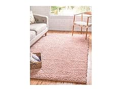 Unique Loom Davos Shag Collection Area Rug, 5' 3" x 8'